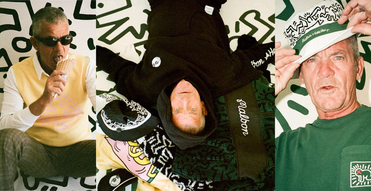 MALBON X KEITH HARING■コラボ■フーディー A closer look at the Malbon x Keith Haring collection