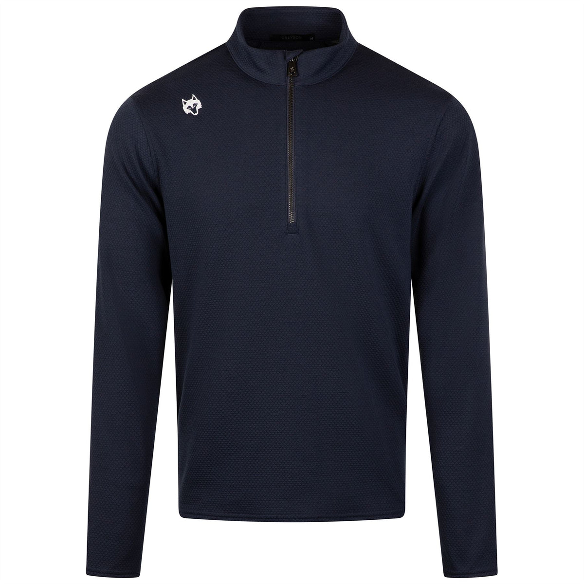 GREYSON グレイソン Tate 1/4 Zip Maltese Blue Mens Tate Mockneck Quarter-Zip - Midweight Performance