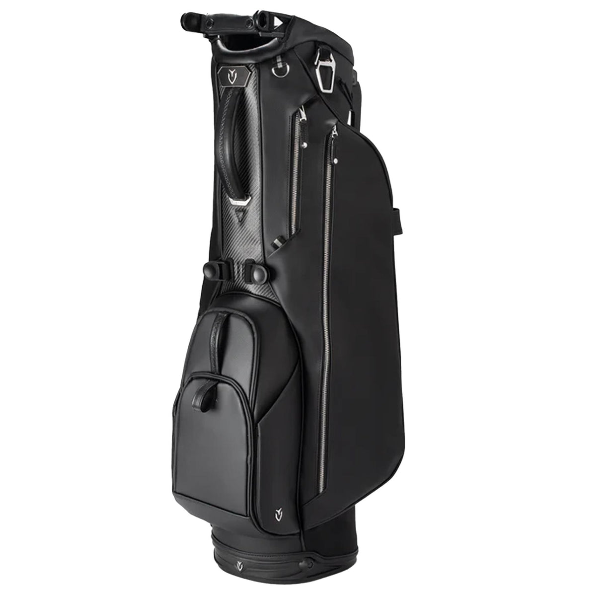 Vessel Carbon Lux Stand Pebbled Black | Golf Bags