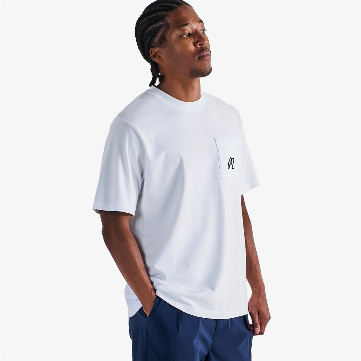 Malbon Golf Gelato Stand Pocket Tee White | TRENDYGOLF USA
