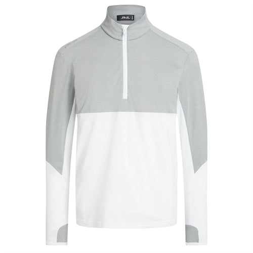 Classic Fit Stretch Jersey Pullover Ceramic White/Andover Heather - SS24