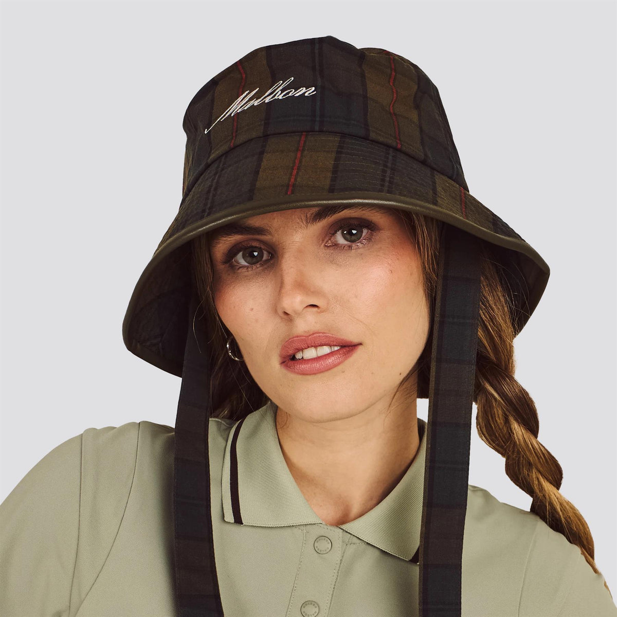 ✨chillnページ✨Malbon レディースセットアップ＋帽子 Malbon Womens Jil Bucket Hat Plaid | TRENDYGOLF USA