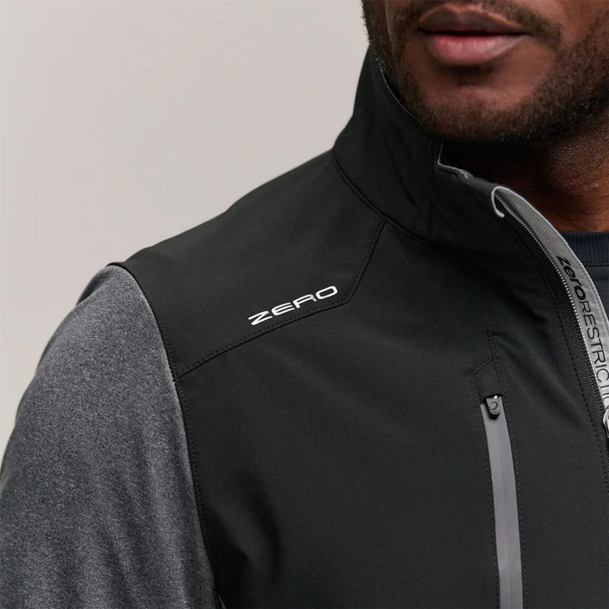 Zero Restriction Z710 Full Zip Hybrid Jacket Black/Charcoal