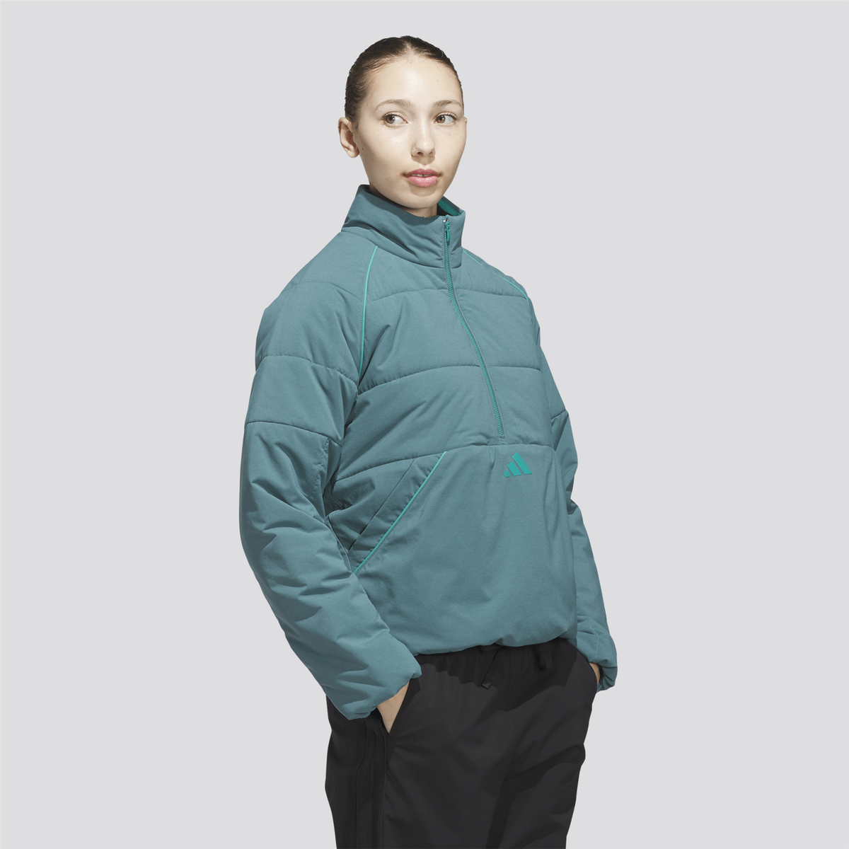 adidas Beyond The Course Twistweave Loose Quarter Zip Jacket