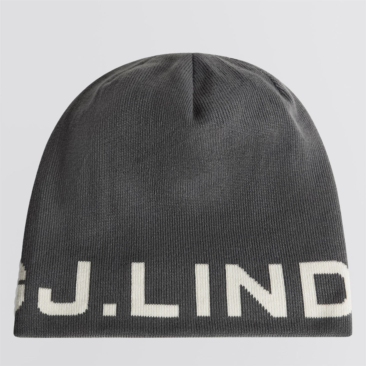 J.Lindeberg Zac Reversible Beanie Asphalt | TRENDYGOLF USA