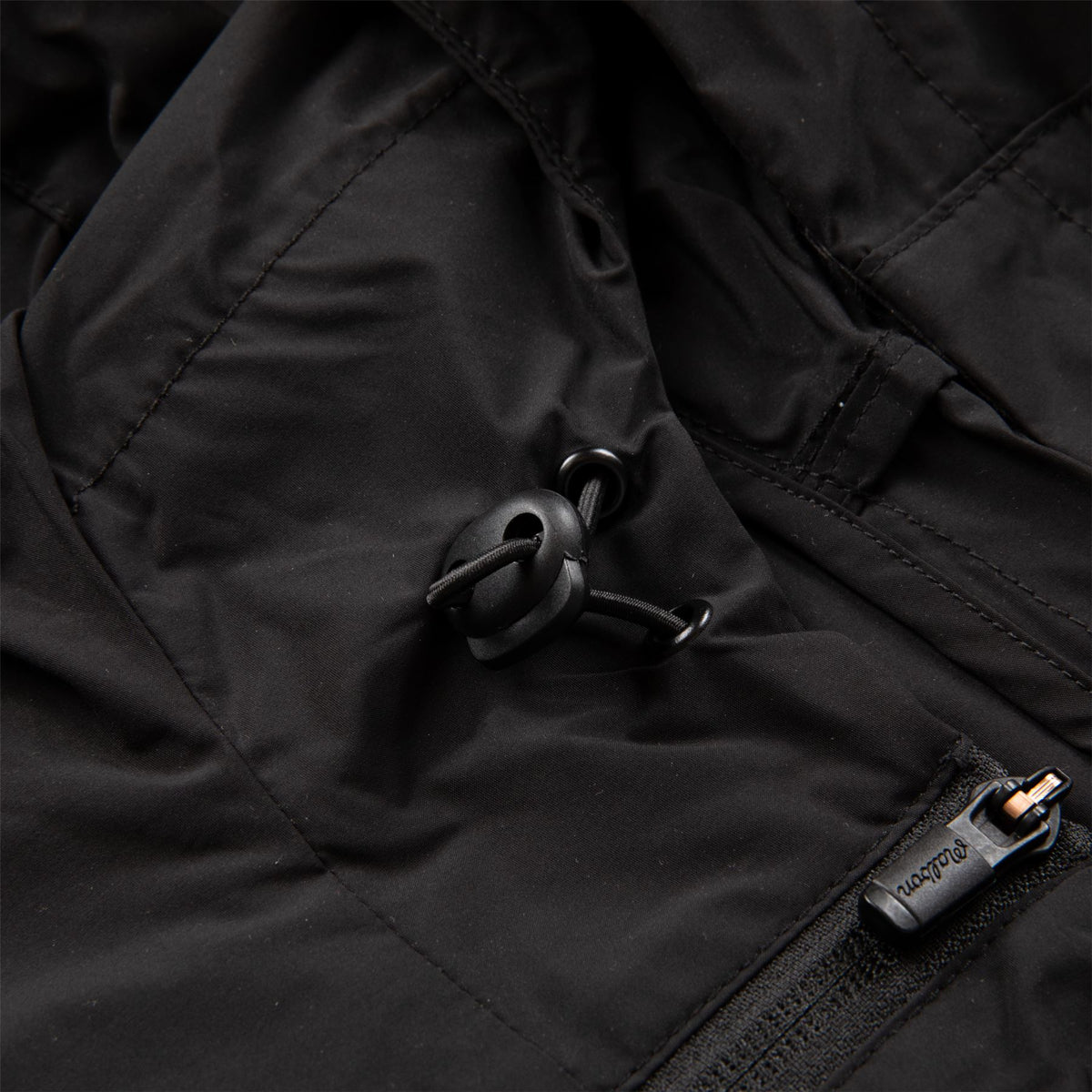 Malbon Golf Evergreen Nylon Anorak Black | TRENDYGOLF USA