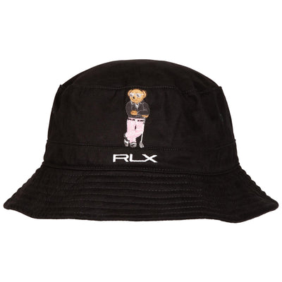 RL Bear Logo Bucket Hat Black - SS24