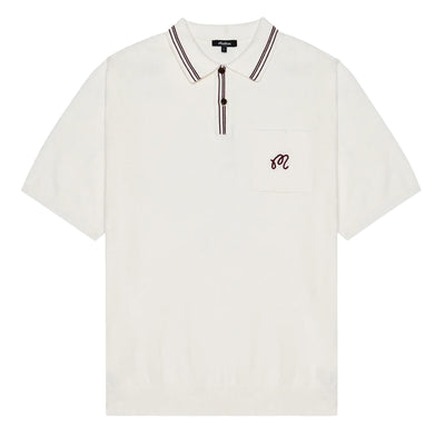 Campania Knit Polo Ivory