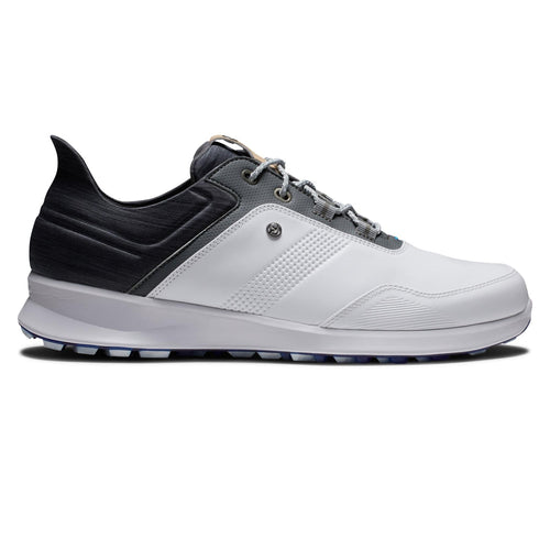 Stratos Spikeless Golf Shoe White/Charcoal - AW23