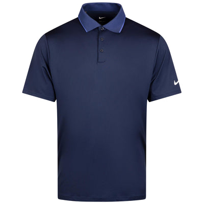 Dri-FIT Tour Rib Collar Polo Midnight Navy/Astronomy Blue/White