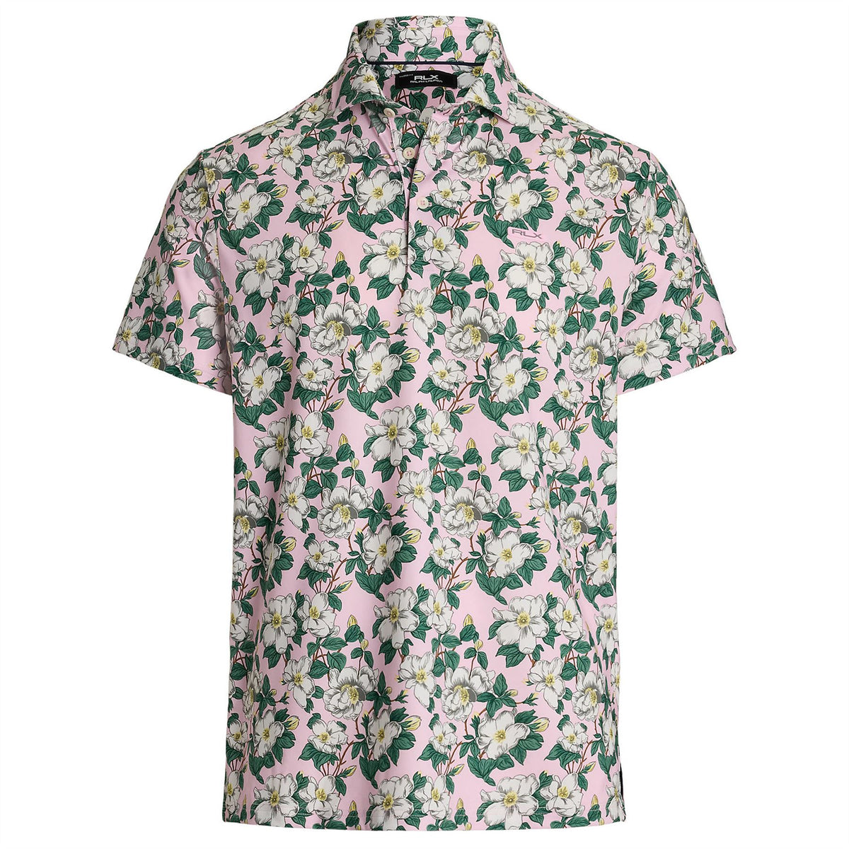 Ralph Lauren RLX Tailored Fit Airflow Polo Georgia Rose Garden
