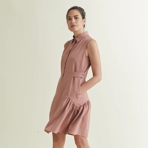 Womens Garden Dress Mauve