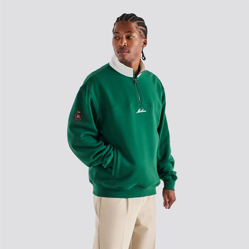 Milton Quarter Zip Sweater Myrtle