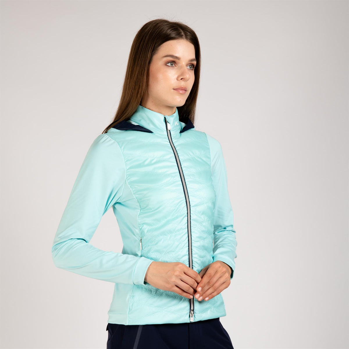Gilet De Golf KJUS Retention Homme – Bleu Clair – Taille 56 (2XL) – Neuf Avec Défauts