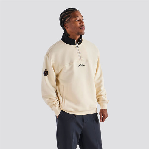 Milton Quarter Zip Sweater Canvas
