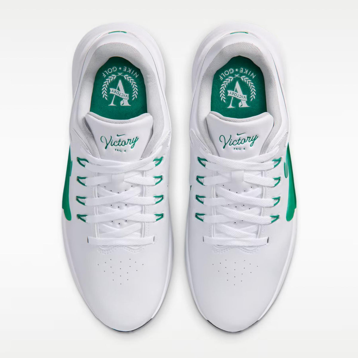Nike Victory Pro 4 Spiked Golf Shoes White/Malachite Black