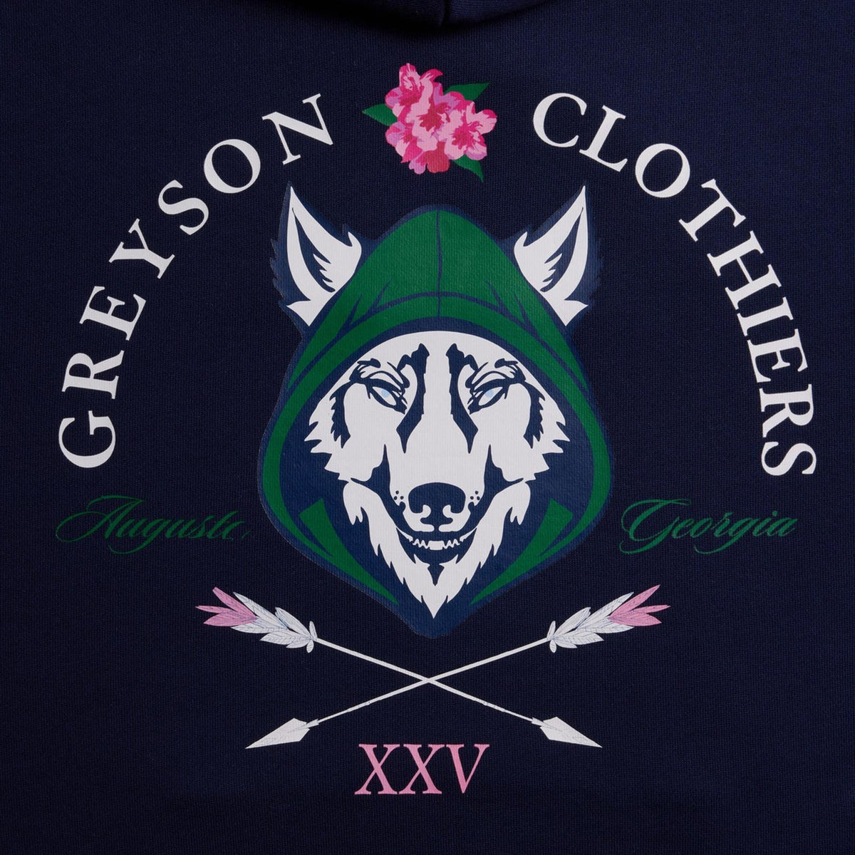 Greyson Stalking Wolf Aspen Hoodie Maltese Blue | TRENDYGOLF USA