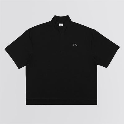 Manager SS Quarter Zip Shirt Black