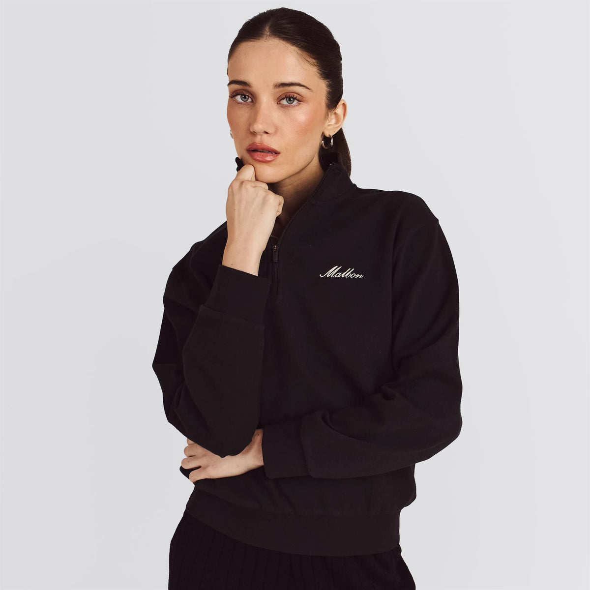 Malbon Womens Delilah Sweater Black | TRENDYGOLF USA