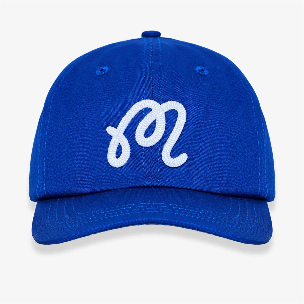 Malbon Golf M Script Chainstitch Painters Hat キャップ 帽子 Malbon Golf M Script Chainstitch Painters Hat in Gold | FWRD