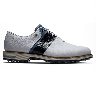 DJ Premiere Cleated Golf Shoe White/Navy - 2024