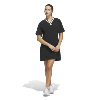 Beyond The Course V-Neck Dress Black