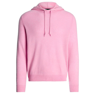 Washable Cashmere Hooded Sweater Pink Flamingo - SS24