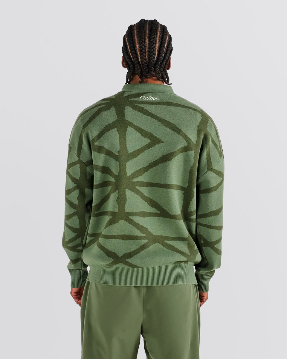 Malbon Verdant Sweater Olivine | TRENDYGOLF USA