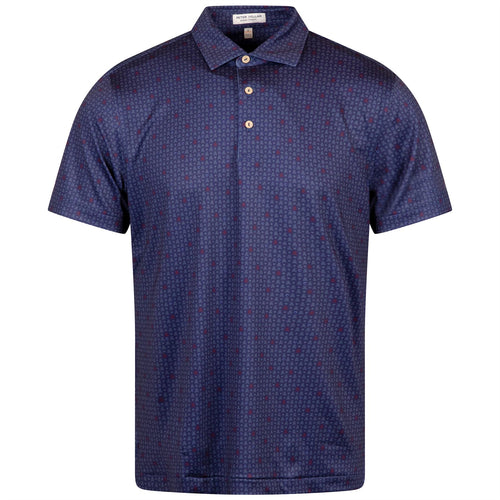 Skull In One Performance Jersey Polo Sport Navy - SS24