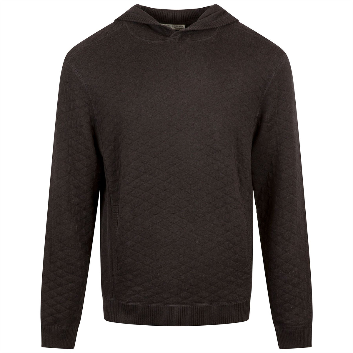 Holderness & Bourne The Wallace Hooded Sweater Black | TRENDYGOLF USA