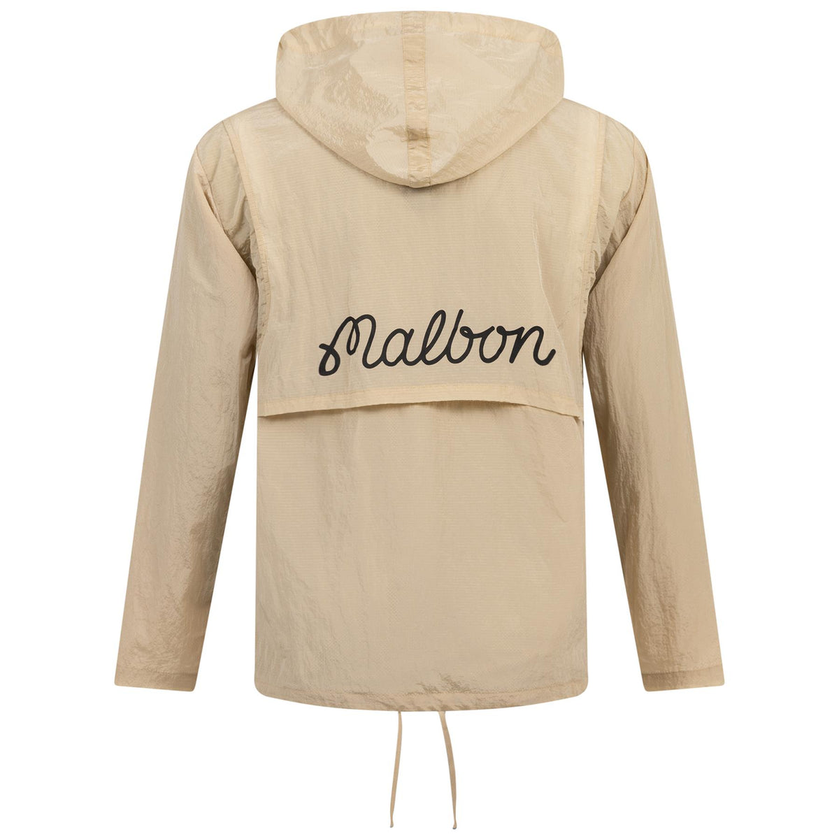 Malbon Golf Micro Ripstop Covertible Shell Jacket Sesame