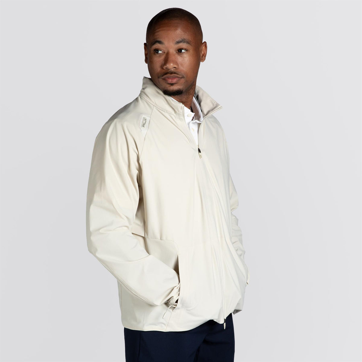Ralph Lauren RLX Lightweight Hooded Jacket Stone Pebble