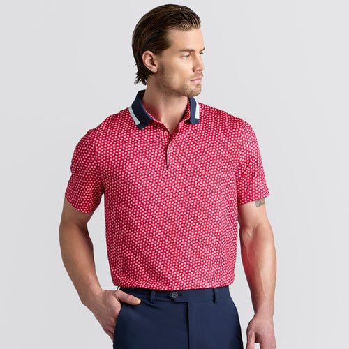 Triple G's Tech Jersey Polo Lava