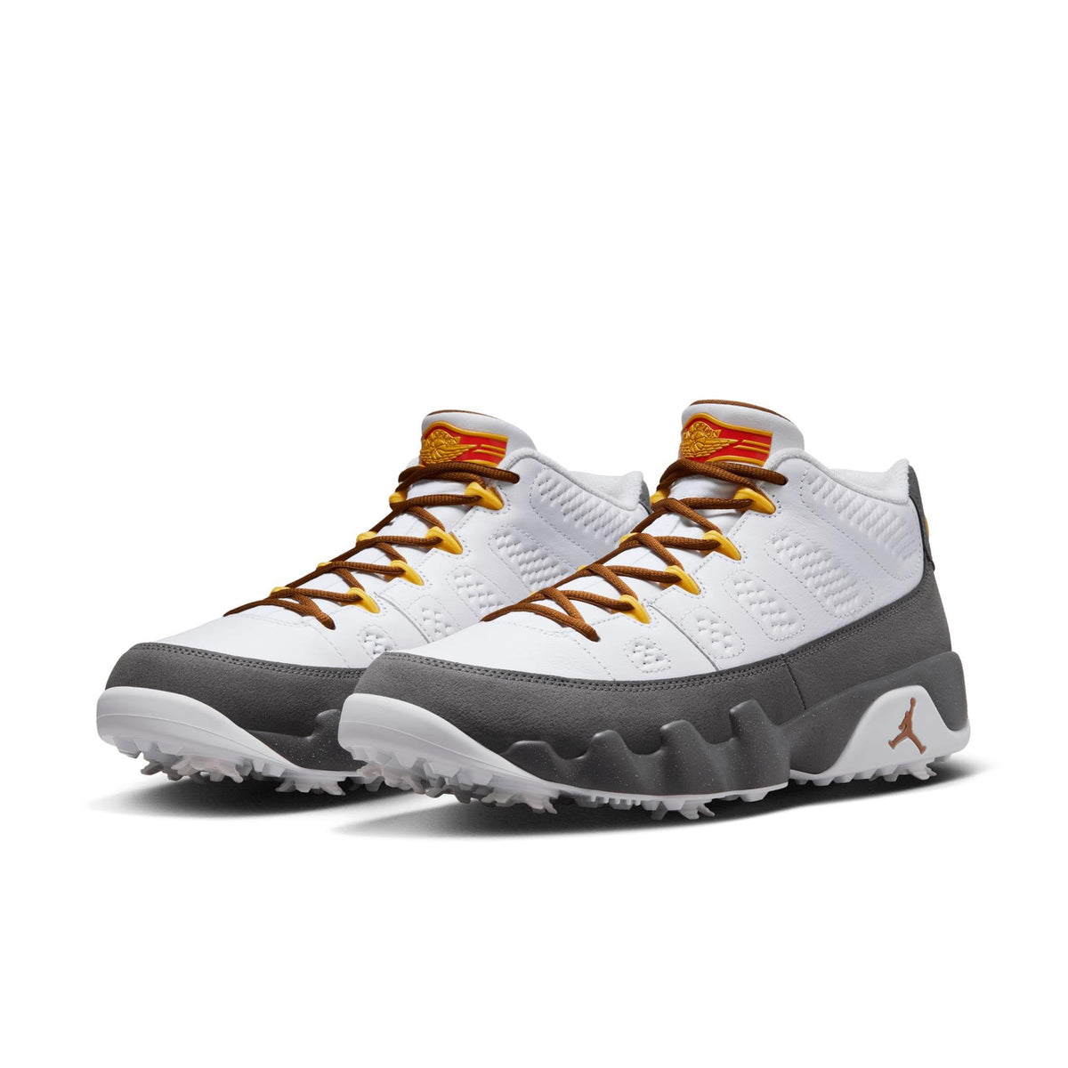 Nike Air Jordan 9 NRG Retro Golf Shoes White/University Gold
