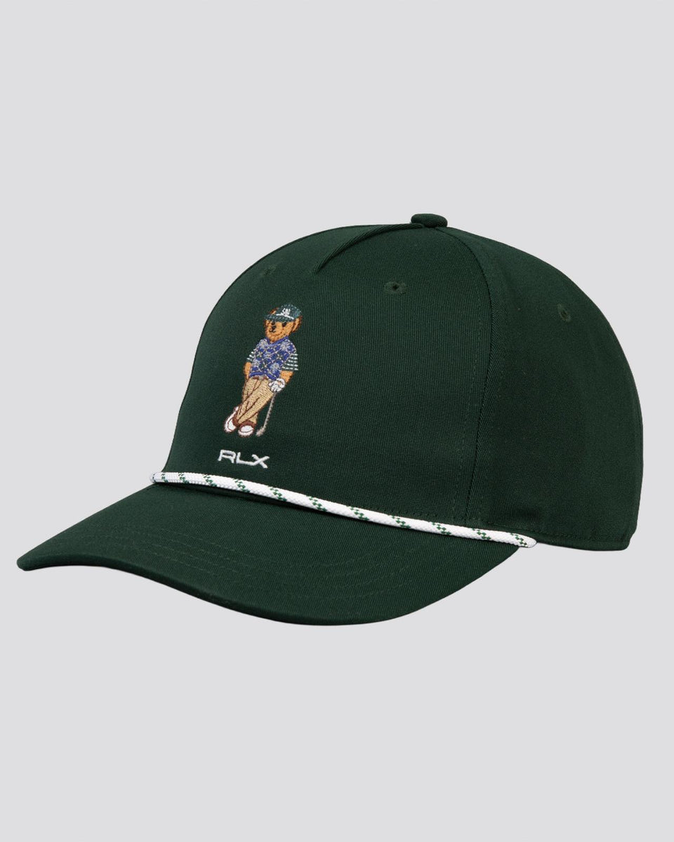 Ralph Lauren New RLX Seasonal Bear Cap Moss Agate | TRENDYGOLF USA