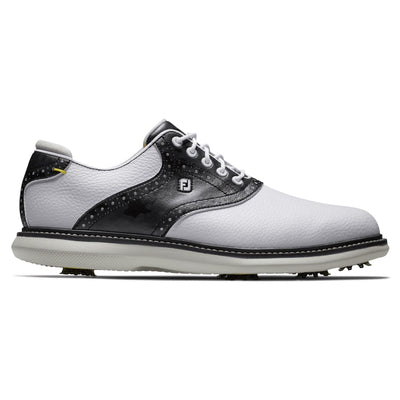 FJ Traditions Saddle FJ Golf Shoes White/Black/Grey - 2024