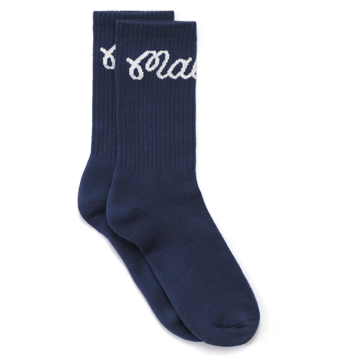 Malbon Golf Bon Script Sock Navy | TRENDYGOLFUSA.COM