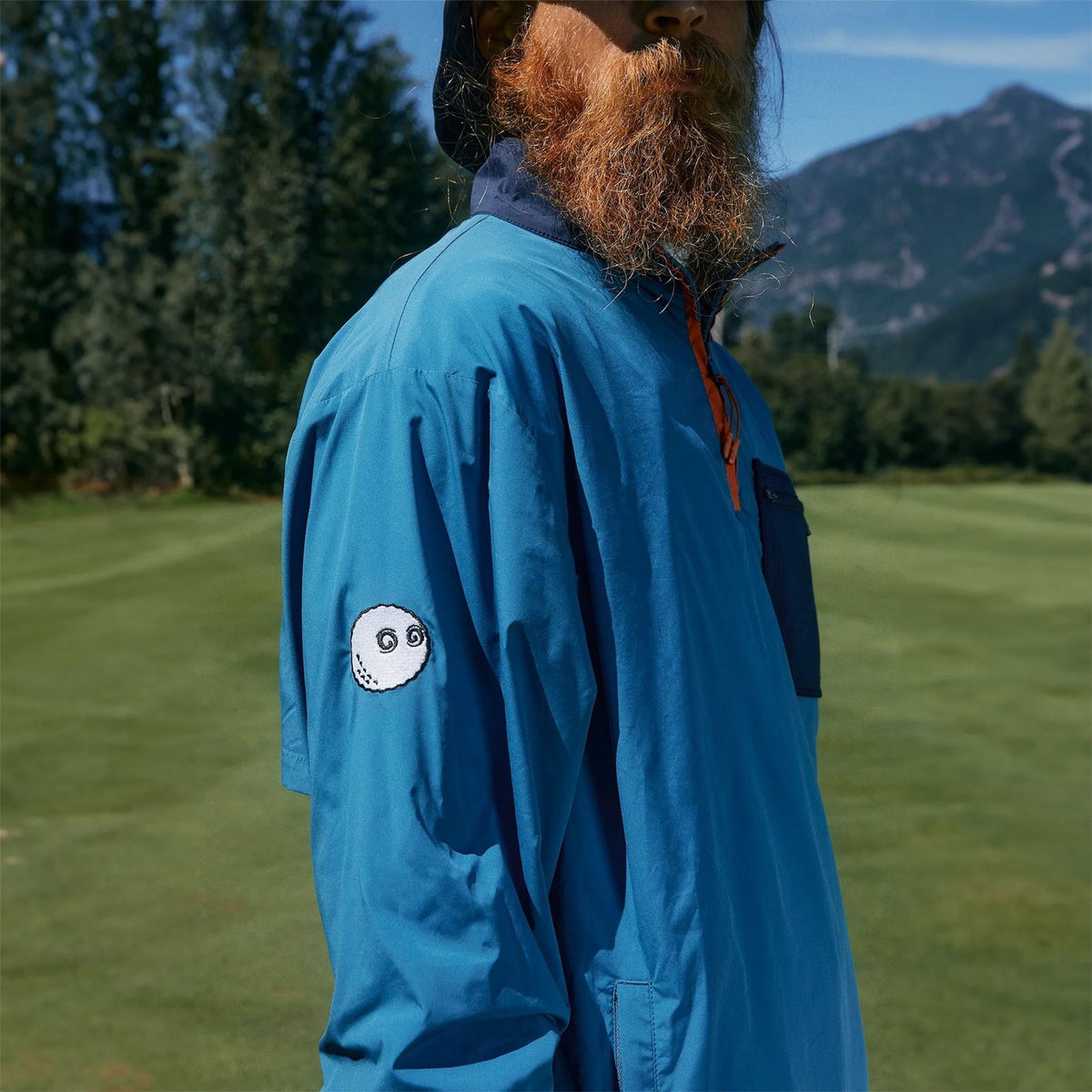 【MALBON GOLF】 Lightweight hooded jacket ■WOMAN / 追跡付 Malbon Golf Micro Ripstop Covertible Shell Jacket Onyx