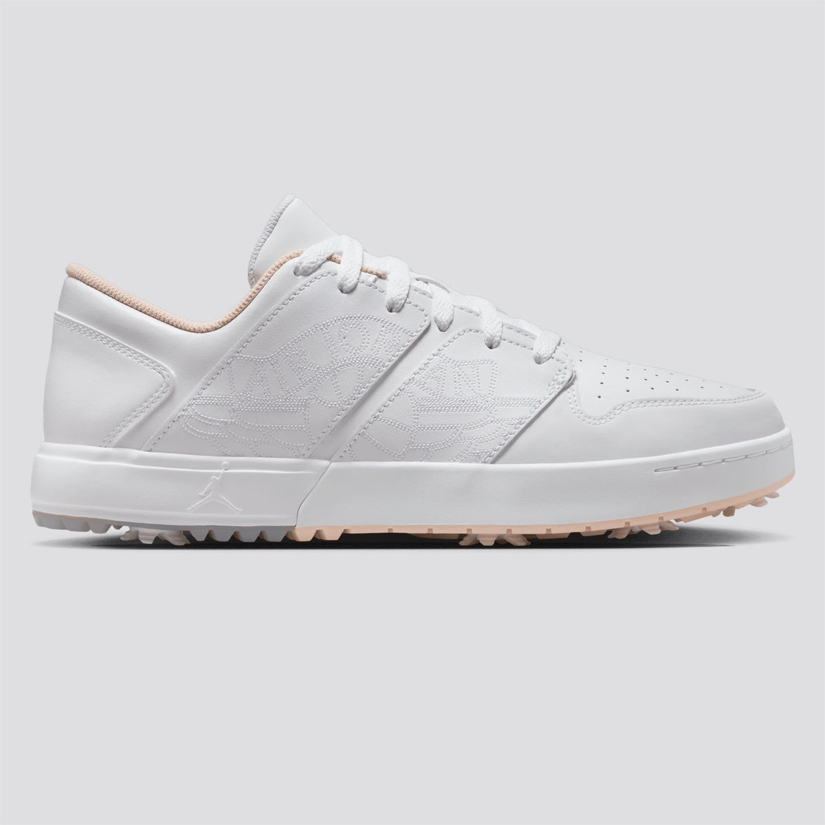 Jordan 1 Retro Nu Golf Shoes - White/Washes Coral Nike Golf Air Jordan NU Retro 1 G Shoes - White/Washed Coral  main image 3
