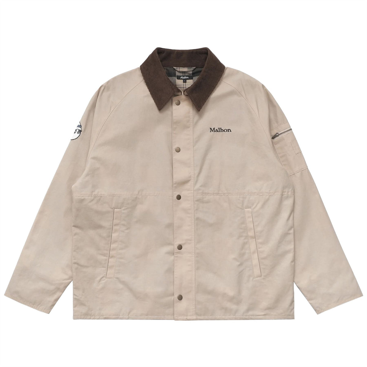 ■Malbon Golf■ BUCKET ICE MOCKNECK BEIGE MAN ◇Malbon Golf◇ BUCKET ICE MOCKNECK BEIGE MAN