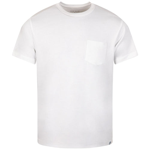 Lava Wash Pocket Tee White