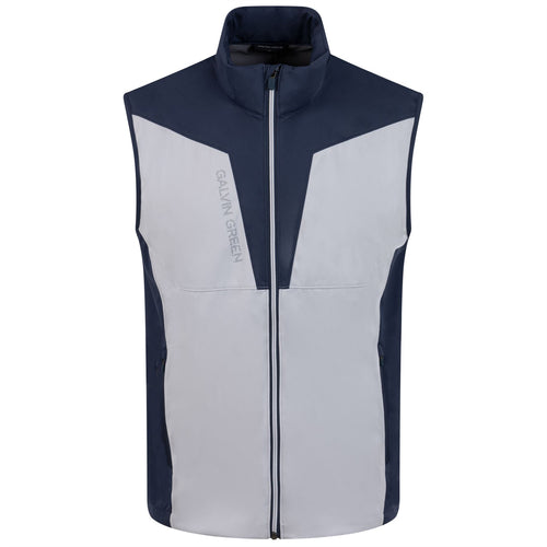 Lathan Windpoof and Water Repellent Vest Cool Grey/Navy - 2024