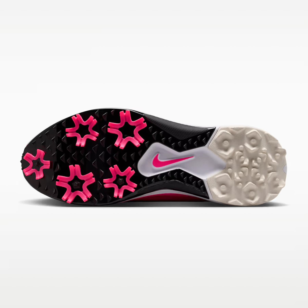 Nike ゴルフシューズ ブラック/ピンク Nike Pegasus 1 Spiked Golf Shoes Sail/Black Hyper Pink