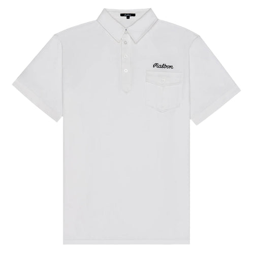 x Jesper Parnevik Single Pocket Cotton Polo White