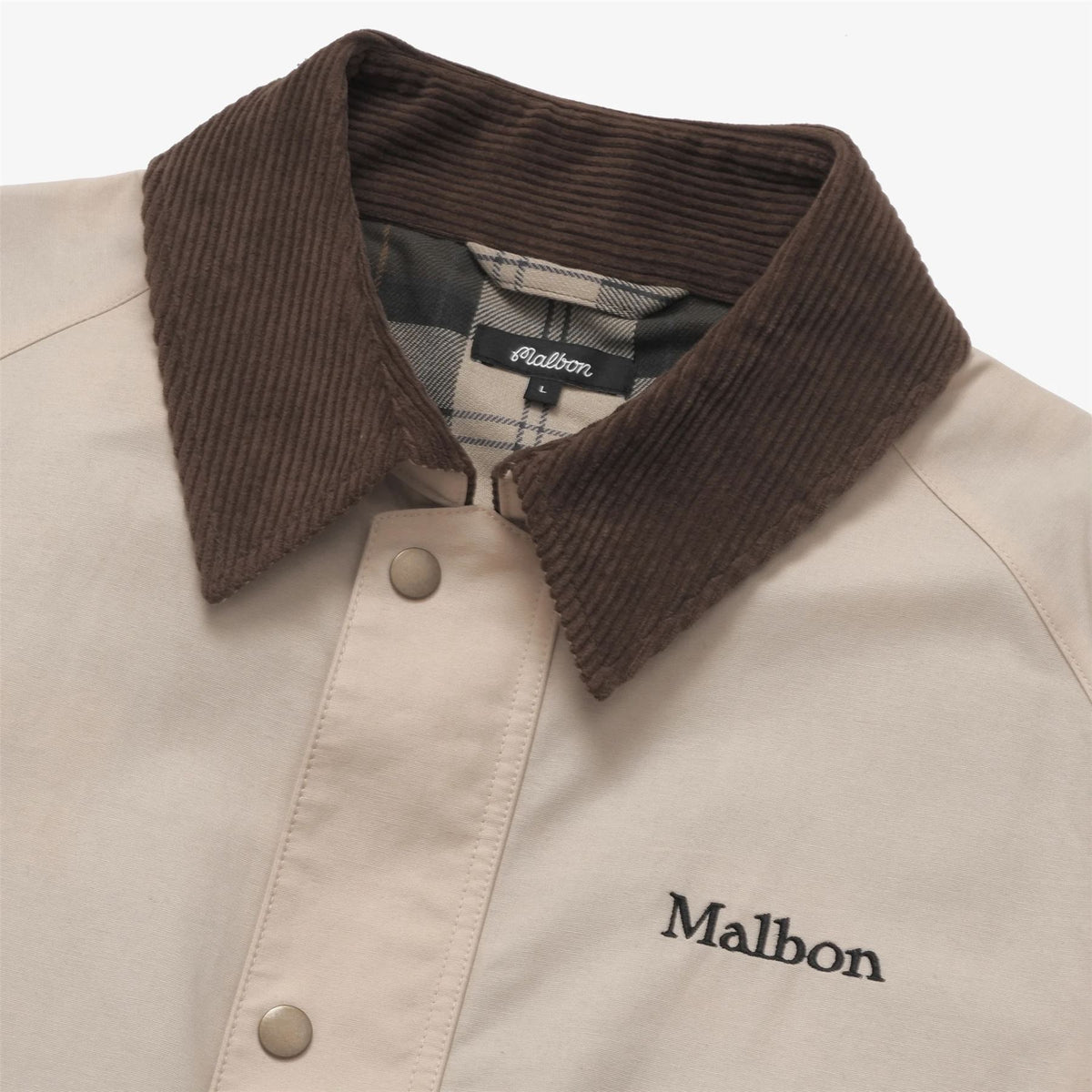 Malbon Golf Bowman Fishing Jacket Ivory | TRENDYGOLF USA