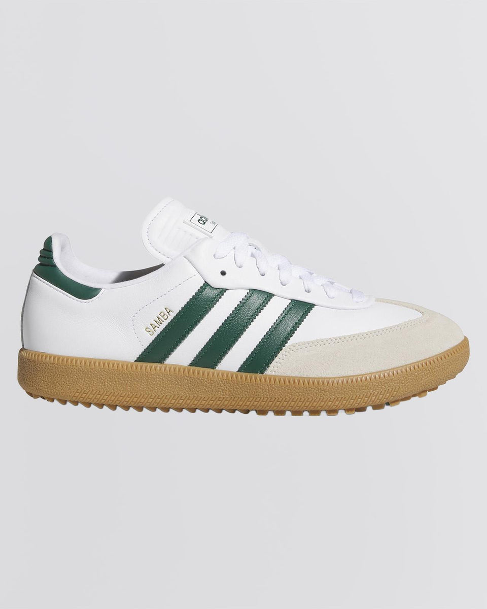 adidas gazelle silver green womens Adidas Skateboarding Samba ADV Skate Shoe - White/Green/Gum