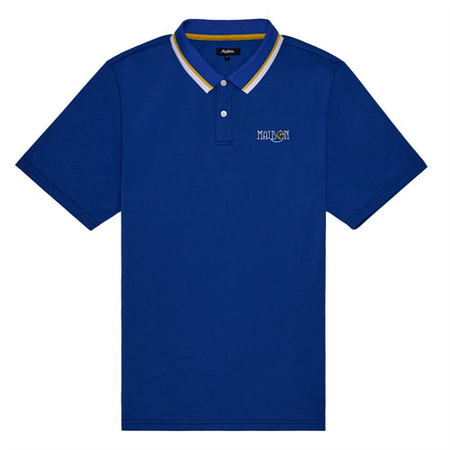 Grasse Pique Polo Blue