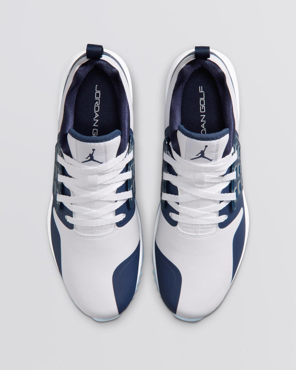 Jordan Golf Grind Spikeless Golf Shoes White/Midnight Navy