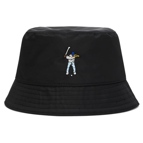 Nylon Bucket Hat Black - W23