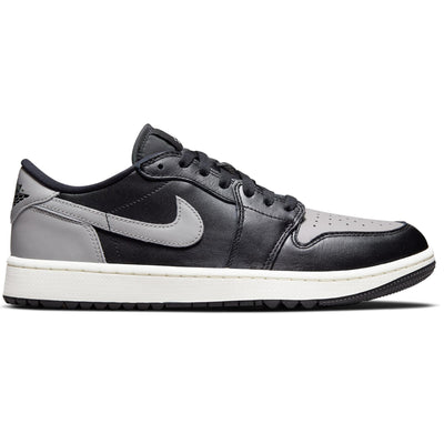 Air Jordan 1 Low Golf Shoes Black/Medium Gray/Sail